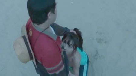 German Girl On Table